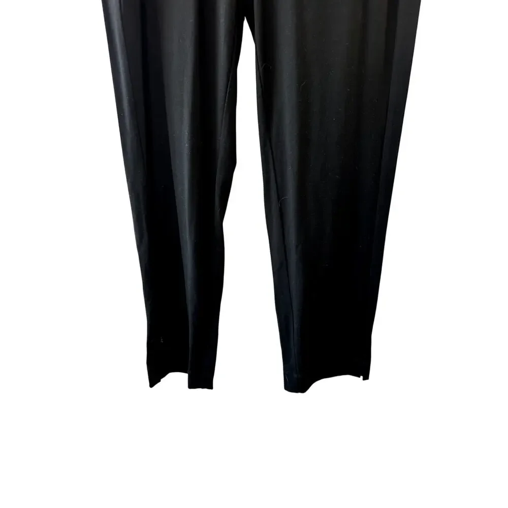 J.Jill Denim Pull-On Black Forward Seam Slim Ankle Pants Women's Medium